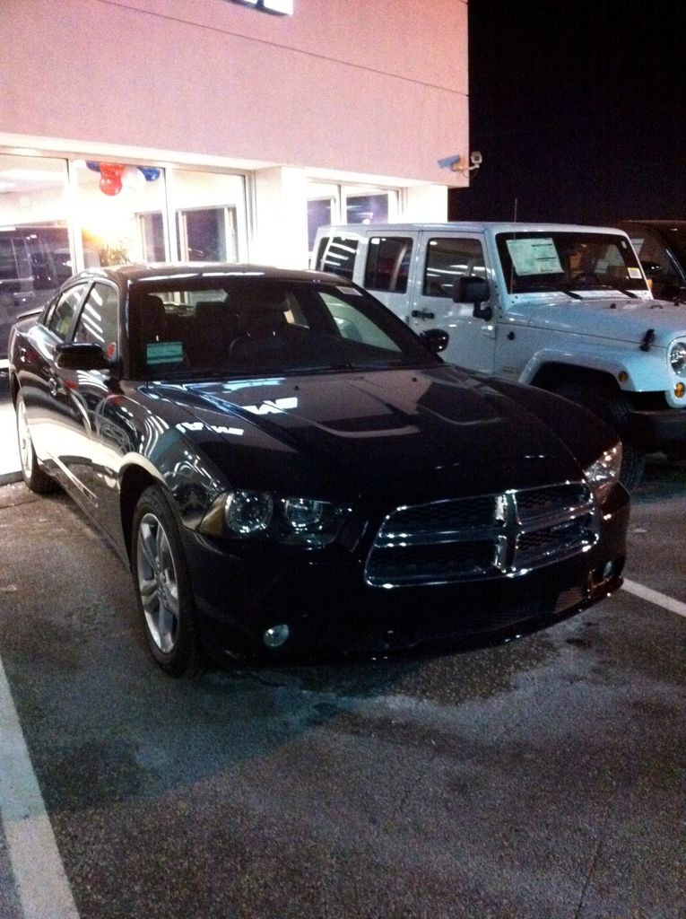 The first night I saw the Charger.