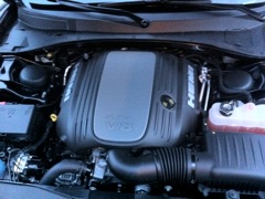 5.7L, 370HP, 395 pounds of torque.