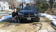 Some guy and his car